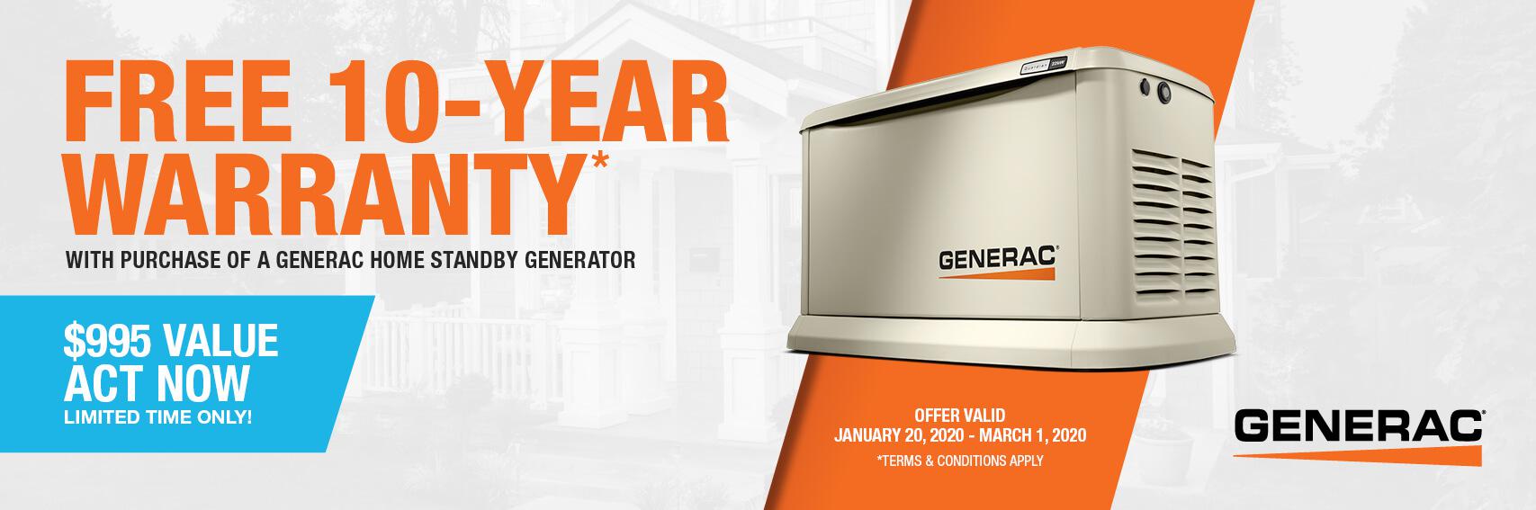 Homestandby Generator Deal | Warranty Offer | Generac Dealer | CARLISLE, PA